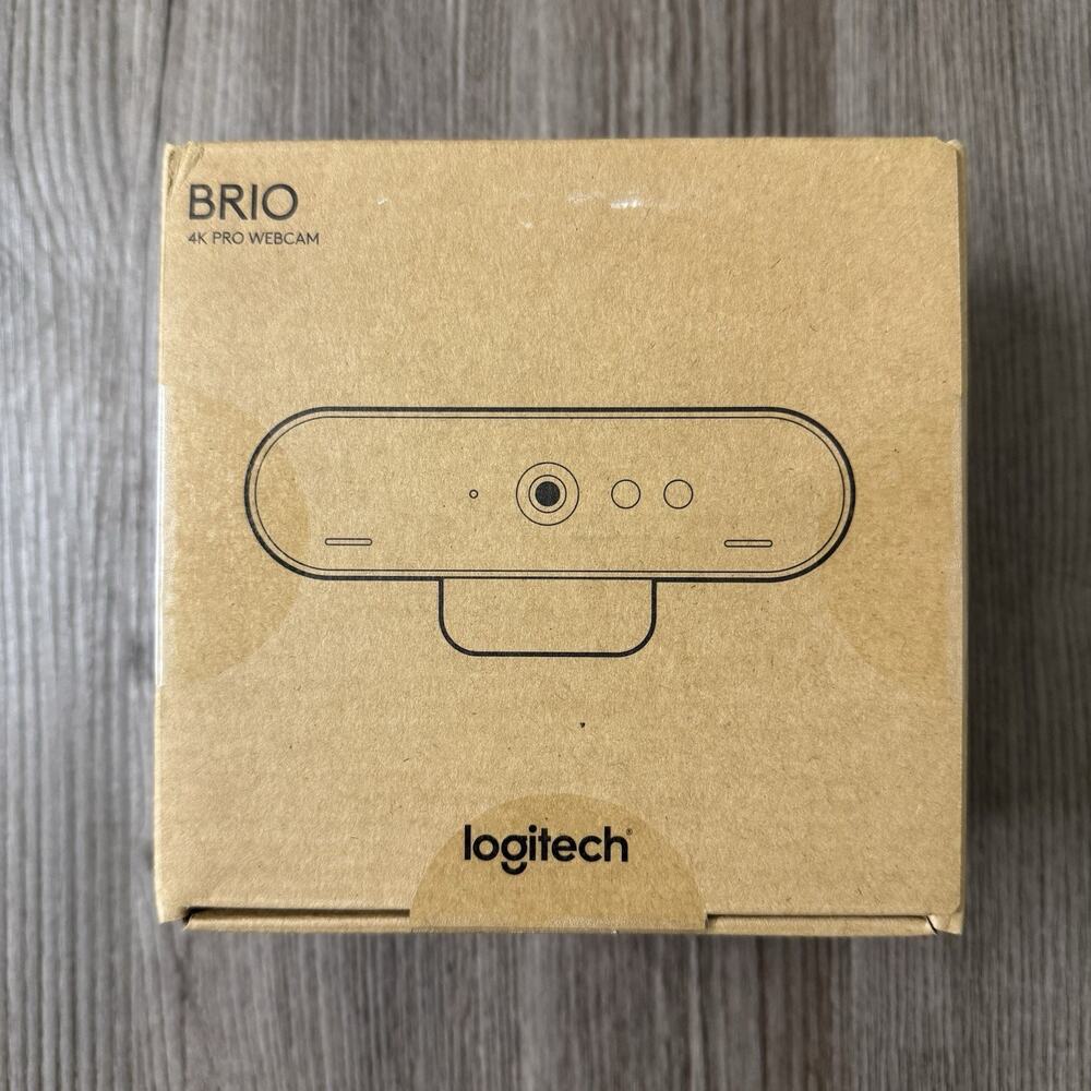 Logitech Brio 4K Pro Webcam V-U0040 960-001105 Factory Sealed